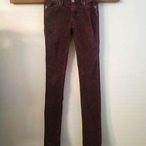Roxy brown corduroy jeans. Super Cute!